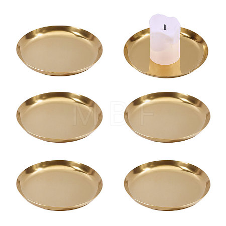 410 Stainless Steel Round Dipping Dish AJEW-WH0410-245-1
