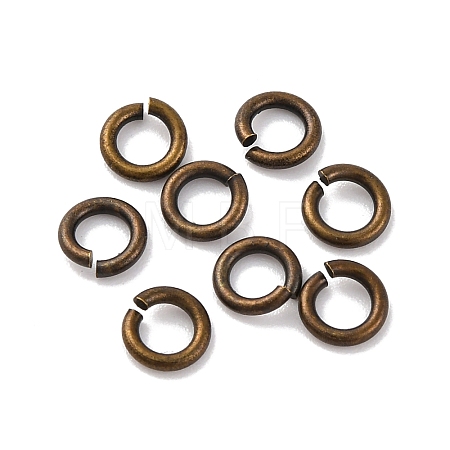 Brass Open Jump Rings X-KK-G514-01H-AB-1