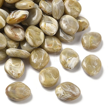 Acrylic Imitation Gemstone Beads MACR-K359-68A-1