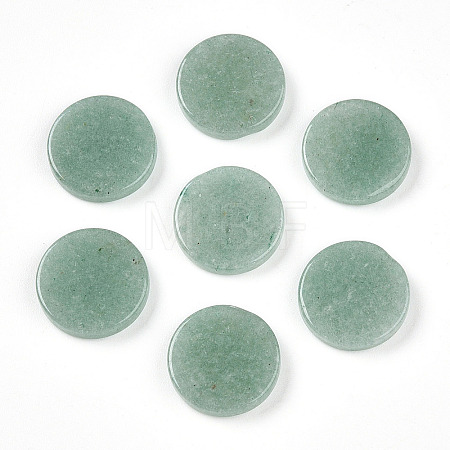Natural Green Aventurine Cabochons G-T141-33G-1