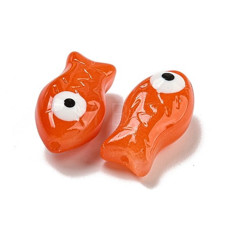 Handmade Transparent Glass Beads X-GLAA-N0028-03F-1