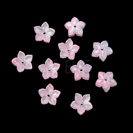 Dyed & Heated Glass Bead Caps GLAA-Z019-02A-1