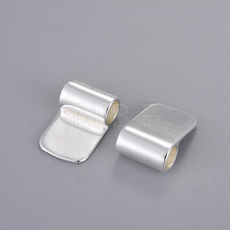 Brass Glue-on Flat Pad Bails KK-D519-B-S-1