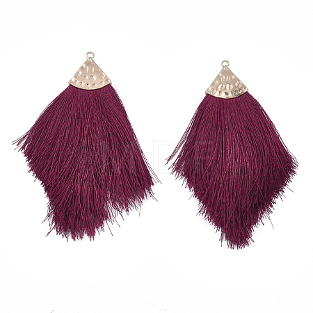 Polyester Tassel Big Pendant Decorations FIND-T042-10-1
