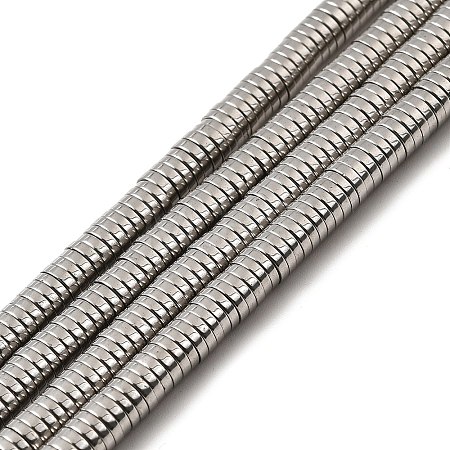 Non-magnetic Synthetic Hematite Beads Strands G-K011-4x1mm-03-1