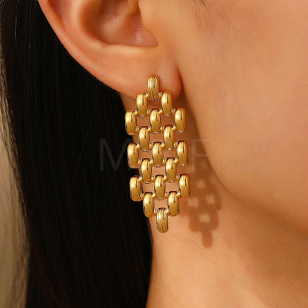 304 Stainless Steel Stud Earrings FS-WG01727-03-1