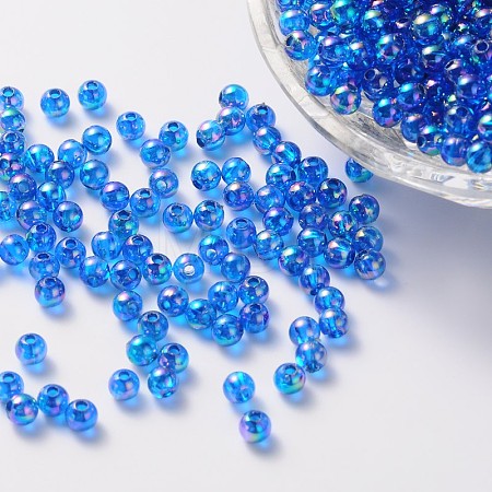 Eco-Friendly Transparent Acrylic Beads LS-PL735-12-1