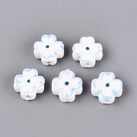 Handmade Porcelain Beads PORC-N012-15D-1