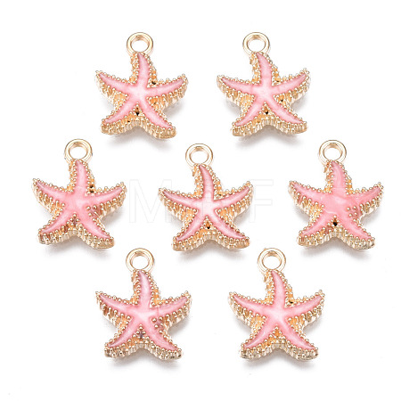 Alloy Enamel Pendants ENAM-S121-023-1