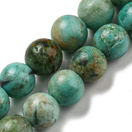 Natural Peruvian Turquoise(Jasper) Beads Strands G-A219-A05-02-1
