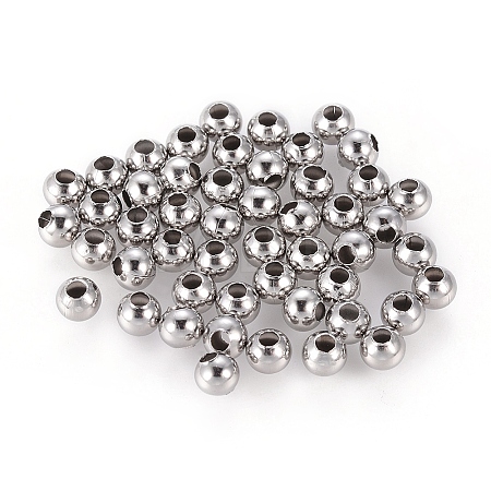 Tarnish Resistant 304 Stainless Steel Beads STAS-G230-P04-1