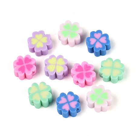 Handmade Polymer Clay Beads CLAY-T023-10M-1
