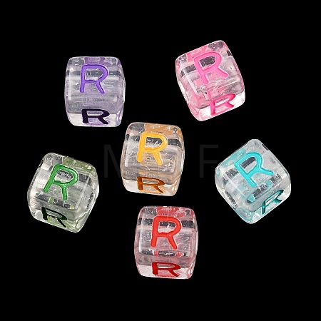 Acrylic European Beads MACR-I042-01R-1