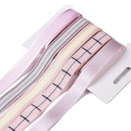 Polyester & Polycotton Ribbons Sets SRIB-P022-01D-02-1