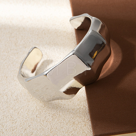 Sculptural Plastic Cuff Bangles for Women FS-WG9DD36-03-1