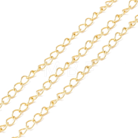 3.28 Feet Brass Curb Chains X-CHC-O001-02G-1