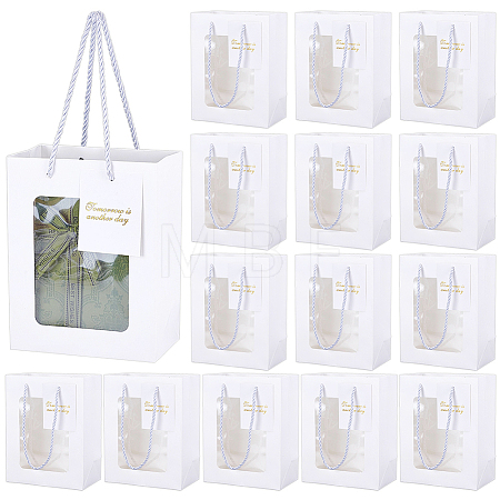 Rectangle Paper Gift Bags ABAG-WH0040-57-1