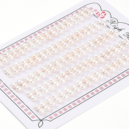 Grade 3A Natural Cultured Freshwater Pearl Beads PEAR-N018-3A-4045A-1