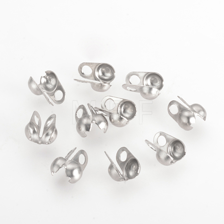 Tarnish Resistant 304 Stainless Steel Bead Tips X-STAS-Q210-89-1