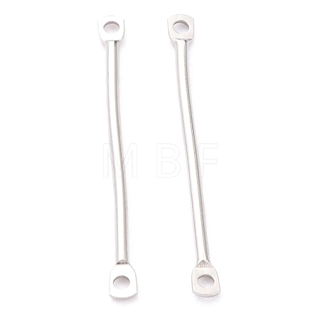 Non-Tarnish 201 Stainless Steel Links Connectors X-STAS-B011-01A-P-1