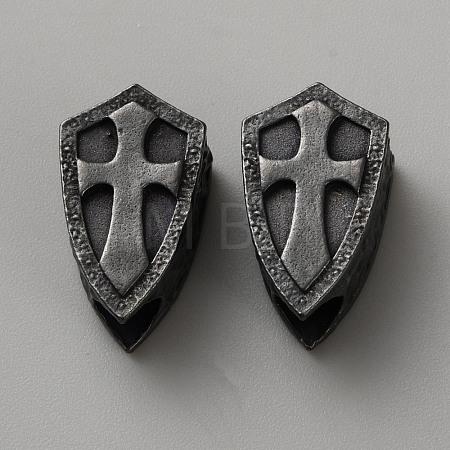 Brass European Beads KK-WH0062-196B-1