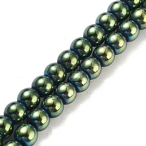 Synthetic Magnetic Hematite Beads Strands G-P545-K01-01E-1