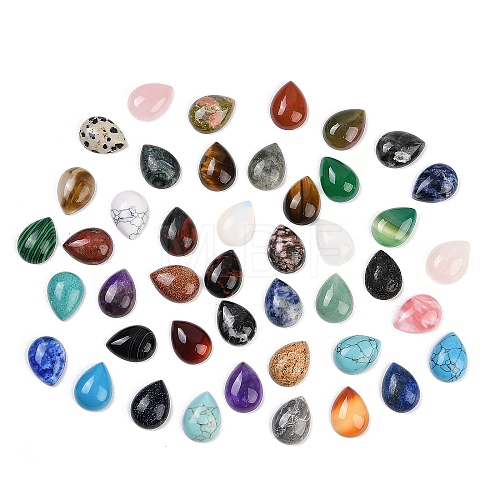 Natural & Synthetic Mixed Gemstone Cabochons G-H094-01A-1