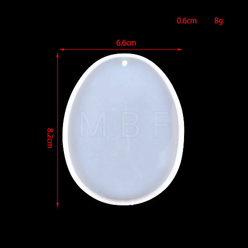 Easter Theme Food Grade Silicone Pendant Molds EAER-PW0001-033A-1