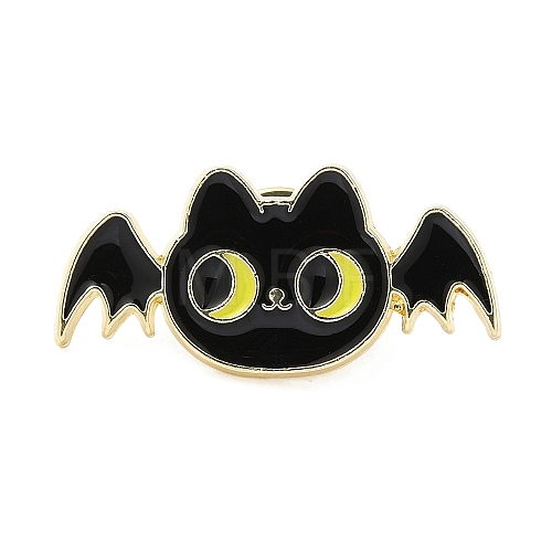 Halloween Alloy Enamel Brooch for Backpack Clothing JEWB-D015-01D-LG-1