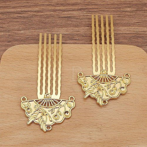 Alloy Hair Comb Finding PW-WG7CF42-02-1