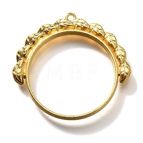 Alloy Open Back Bezel Pendants PALLOY-I223-12G-1