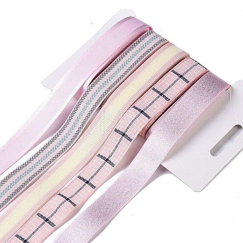 Polyester & Polycotton Ribbons Sets SRIB-P022-01D-02-1