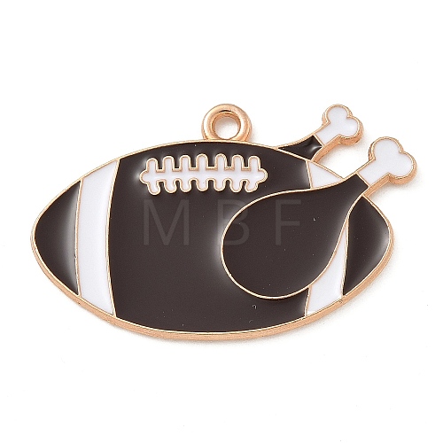 Alloy Enamel Pendants ENAM-A008-48KCG-02-1