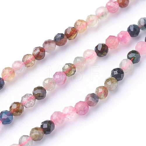 Natural Tourmaline Beads Strands G-F619-20B-3mm-1