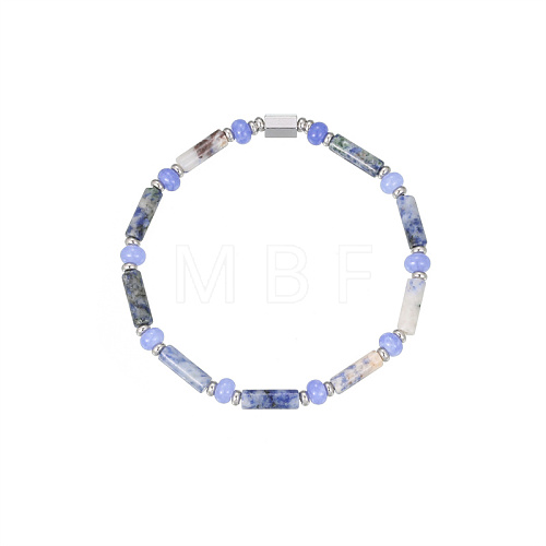 Natural Blue Spot Jasper Bracelet for Women MZ0703-1-1