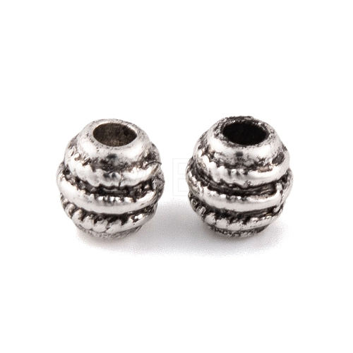 Antique Silver Alloy Tibetan Beads FIND-S230-08AS-1