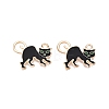 Halloween Theme Alloy Enamel Pendants PALLOY-N176-42-RS-1