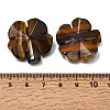 Natural Tiger Eye Carved Clover Display Decorration GG-CBA6D08-D12-3