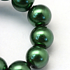 Baking Painted Glass Pearl Round Bead Strands HY-Q003-10mm-75-3