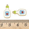 304 Stainless Steel Enamel Pendants STAS-G360-04G-06-3