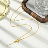 1mm Rack Plating Brass Cable Chain Adjustable Slider Necklaces for Women Men MAK-L044-04G-3