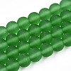 Transparent Glass Beads Strands GLAA-T032-T8mm-MD07-1