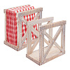2Pcs Rectangle Wood Napkin Holder AJEW-GO0004-92A-1