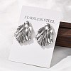 304 Stainless Steel Studs Earrings for Women EJEW-K306-25P-2