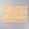 Rectangle Wood Bracelet Design Boards TOOL-YWC0003-04-1