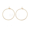 Ion Plating(IP) 316 Surgical Stainless Steel Hoop Earrings Findings X-STAS-D183-02G-02-1