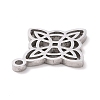 304 Stainless Steel Hollow Pendants STAS-P313-03P-2