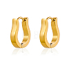 304 Stainless Steel Hoop Earrings STAS-OY016-77G-1