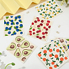 10Pcs 5 Styles Wood Pulp Cotton Cleaning Cloth AJEW-MA0001-35A-4