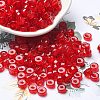 Transparent Colours Glass Seed Beads X-SEED-E001-T3x6mm-02-1